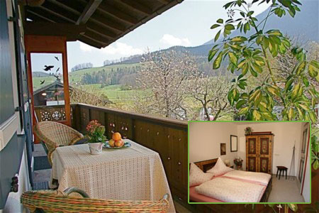 Balkon Aussicht+Schlafz