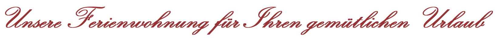 Text Ferienwohnung